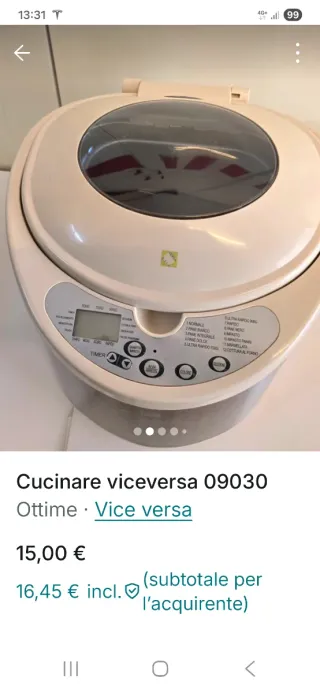 Macchina del pane Viceversa 09030