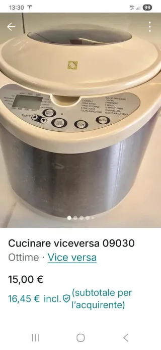 Macchina del pane Viceversa 09030