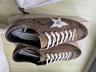 Golden Goose Talla 42 Marrón/Blanco