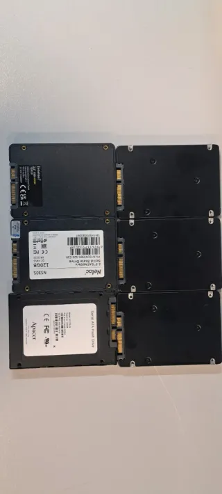 SSD 120GB/128GB Intenso, Netac, Apacer