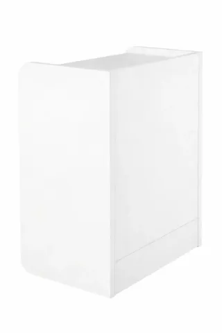 2 Mesita de noche blanca madera