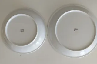 2 Platos Porcelana SPAL Portugal Payasos. Únicos