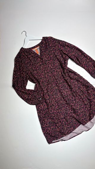 Vestido Street One Talla 42 Negro/Rosa