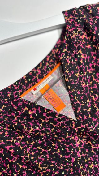 Vestido Street One Talla 42 Negro/Rosa