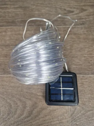 Luz LED Solar Transparente