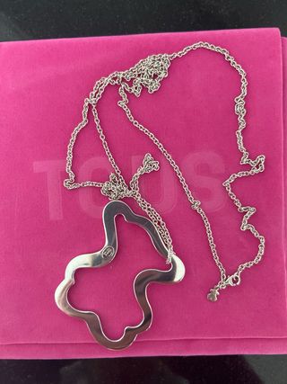 Colgante Tous Plata con Cadena Larga