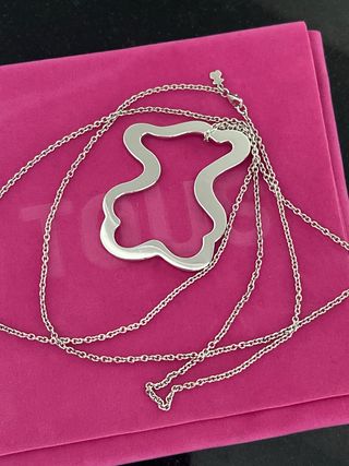 Colgante Tous Plata con Cadena Larga