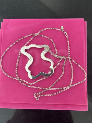 Colgante Tous Plata con Cadena Larga