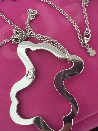 Colgante Tous Plata con Cadena Larga