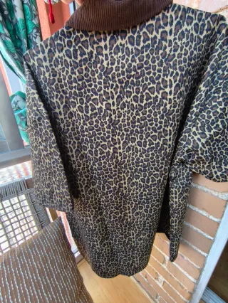 Camisa Mr.MiMi Estampado Leopardo Talla XL
