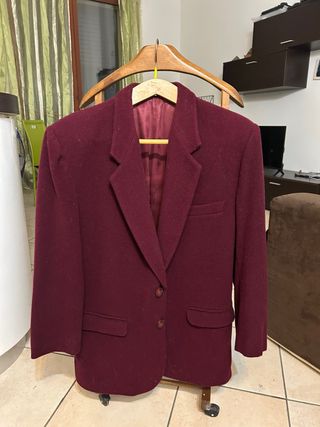 Giacca Vintage POP 84 Bordeaux taglia L donna
