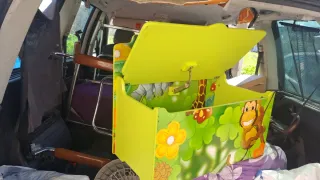 Banquito Guarda Juguetes Infantil Animales