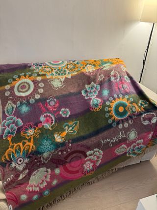 Manta Desigual floral multicolor