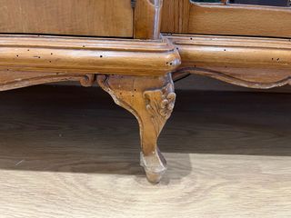 Aparador vintage madera y cristal