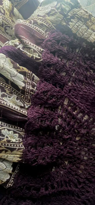 Vestido midi flores marrón - ZARA