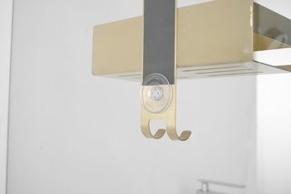 Estante Ducha Colgante Metal Dorado