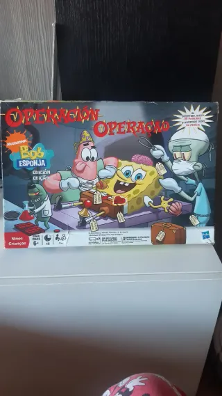 Operación Bob Esponja Juego de Mesa