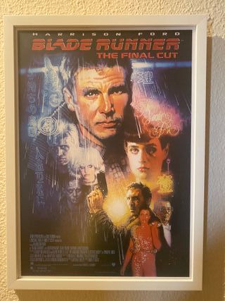 Lámina cine retro (Blade Runner) enmarcada