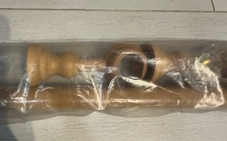 Barra de cortina beige/marrón