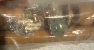 Barra de cortina beige/marrón