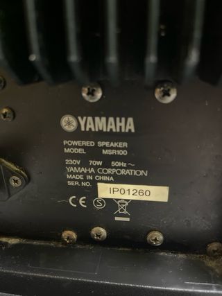 Altavoz Yamaha MSR100 Amplificado