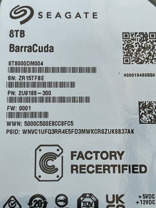 Disco Duro Seagate BarraCuda 8TB Disco#15TFBE