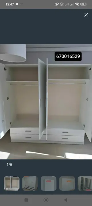 Armario Armario Armario Armario de 2,3,4 puertas