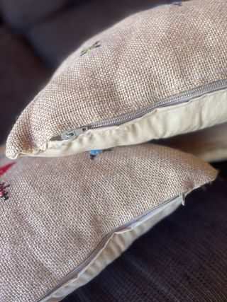 Fundas de cojín bordadas a mano estilo marroquí –