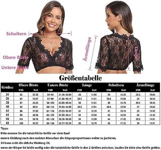 Top Encaje Floral Negro Manga Corta Fiesta