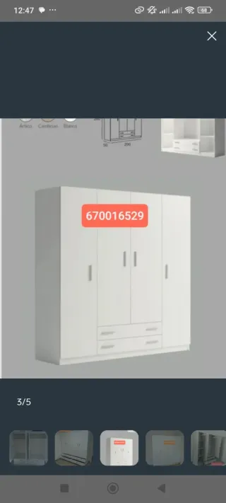 Armario Armario Armario Armario de 2,3,4 puertas