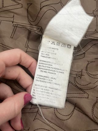 Piumino Trussardi Grigio Tortora Donna Tg. 42