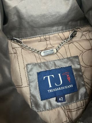 Piumino Trussardi Grigio Tortora Donna Tg. 42