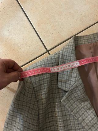 Giacca Blazer Vintage a Quadretti taglia L donna