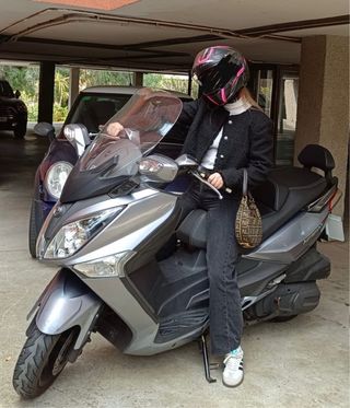 Scooter Sym Joymax 300i Plata