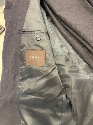 Completo Feni Uomo lana vergine blu