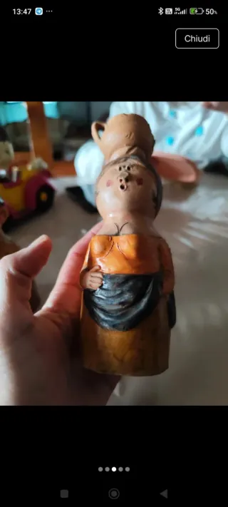 Coppia Nonni Ceramica fatti a mano