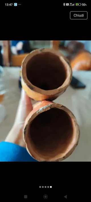 Coppia Nonni Ceramica fatti a mano