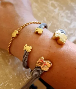 Pulsera Tous Sweet Dolls Oso Oro