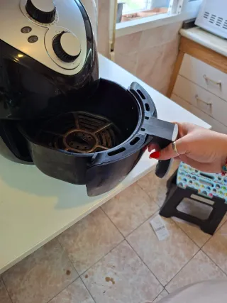 Freidora de aire Salter negra 1,5L