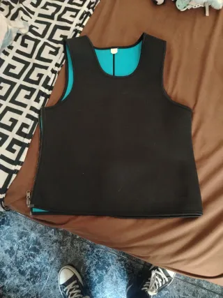 Chaleco para adelgazar con cremallera