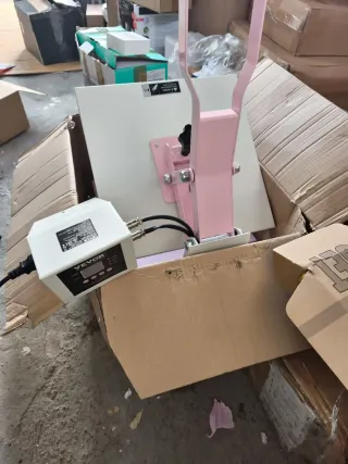 Prensa Térmica VEVOR Rosa