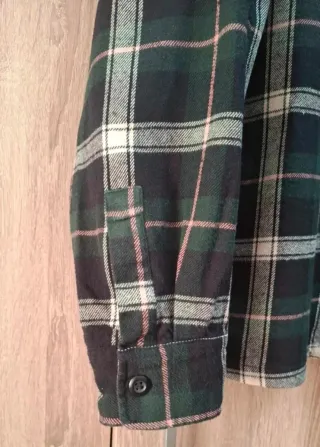 Camisa cuadros leñador H&M Relaxed fit talla XL