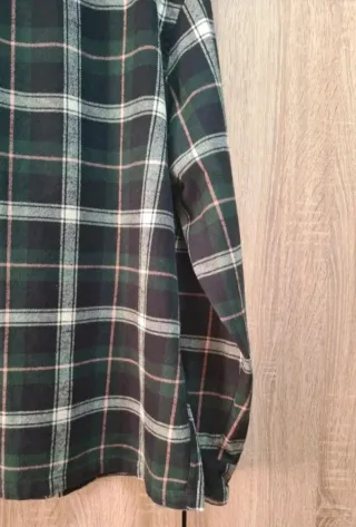 Camisa cuadros leñador H&M Relaxed fit talla XL