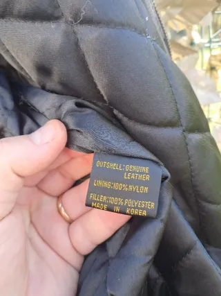 Giacca pelle Jargon uomo taglia M