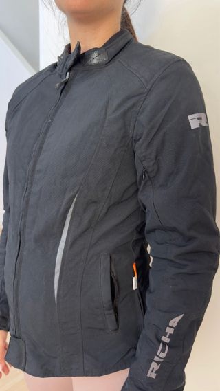 Chaqueta Moto Mujer Richa Negra