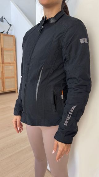 Chaqueta Moto Mujer Richa Negra