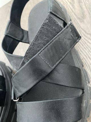 Sandalias negras plataforma