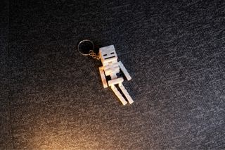 Pack 4 llaveros esqueleto articulado estilo Minecr