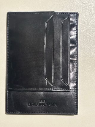 Portacarte Balenciaga Pelle Nera - Full Set