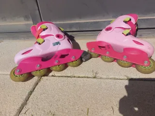 Patines Oxelo T 30-32 Rosas